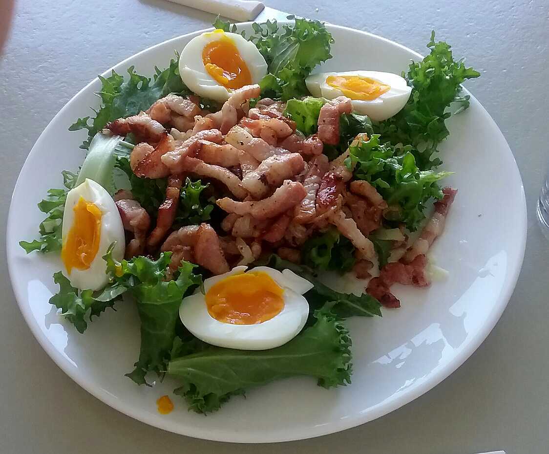 Recette de Salade frisée aux lardons — free download