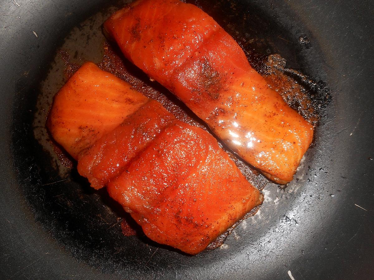 recette Pavé de truite au miel et graines de sésame