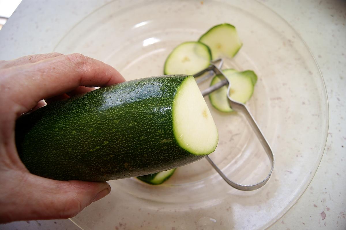 recette Roses de courgette.