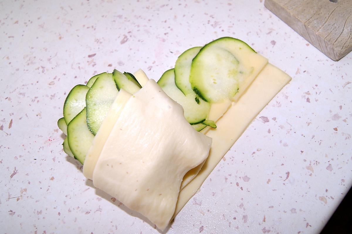 recette Roses de courgette.