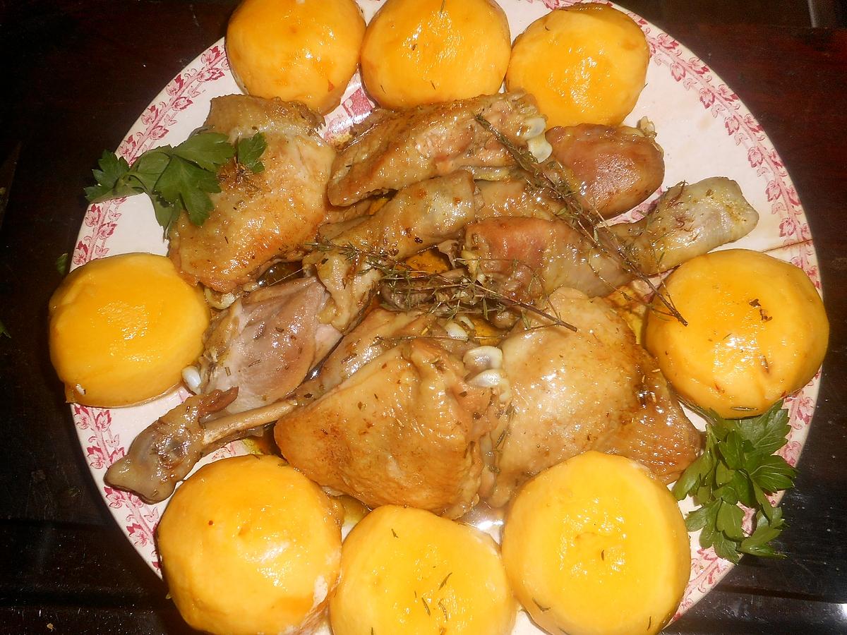 recette Cuisses de poulet aux nectarines