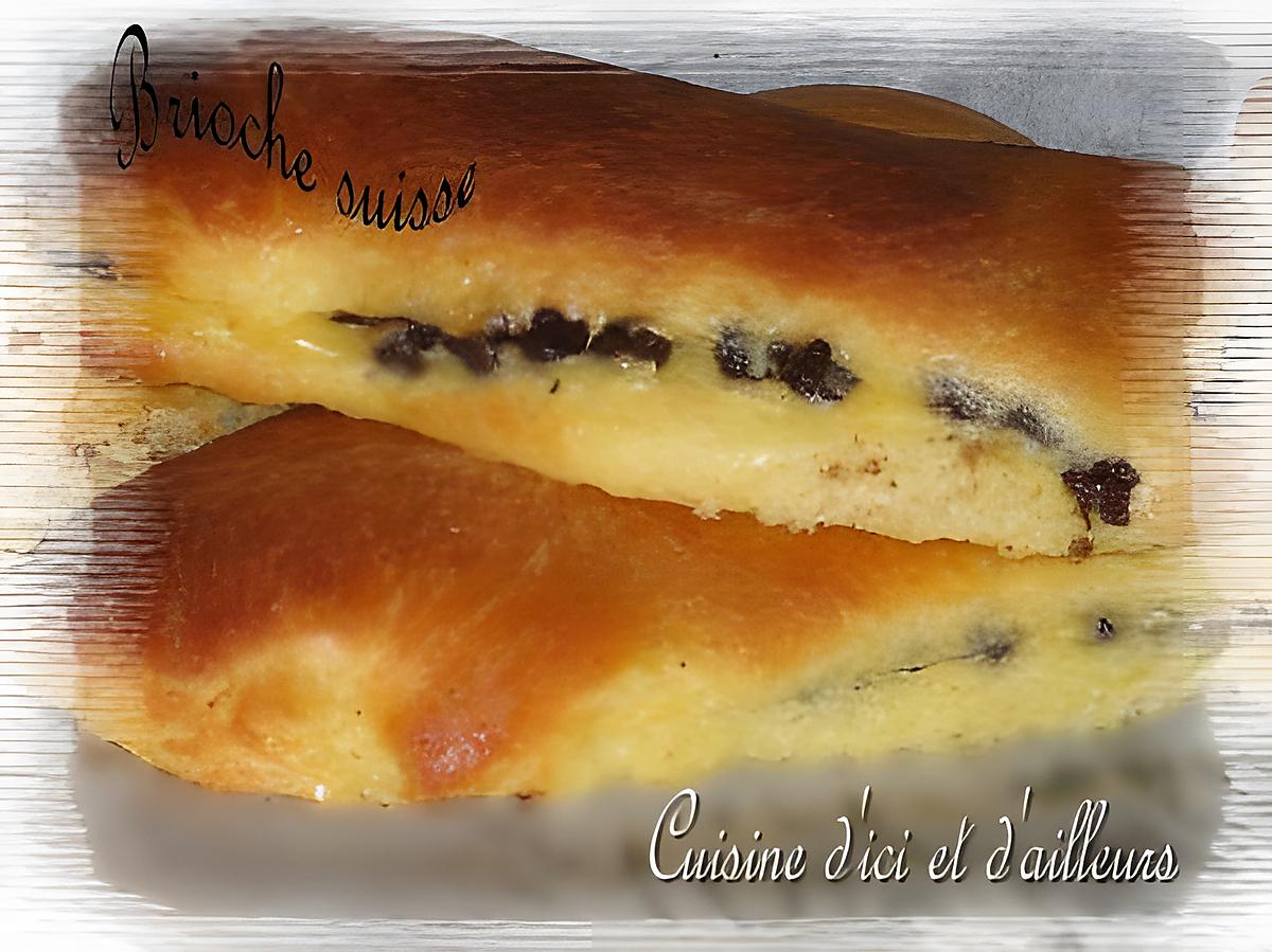 recette Brioche Suisse ou pépito