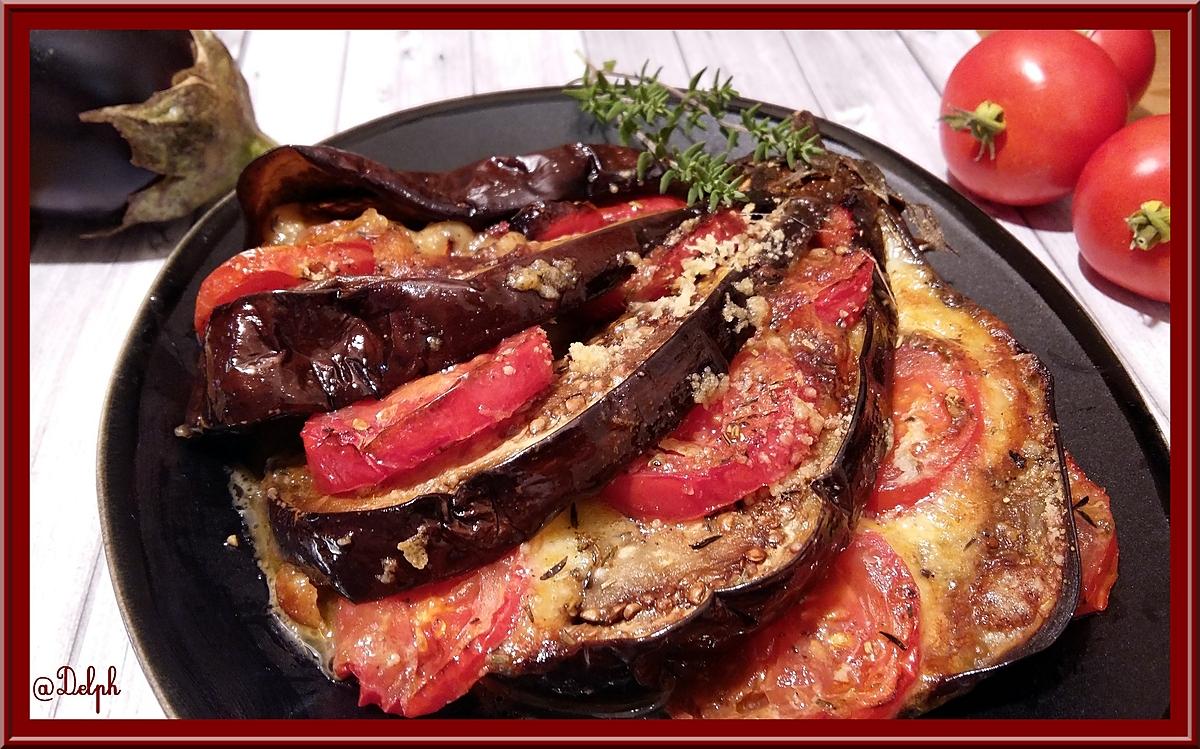 recette Eventail d'Aubergine