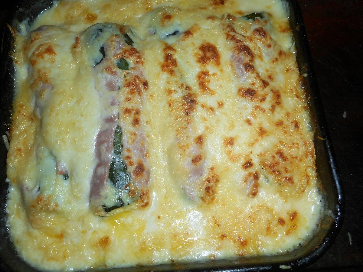 recette Courgettes aux jambon et comté