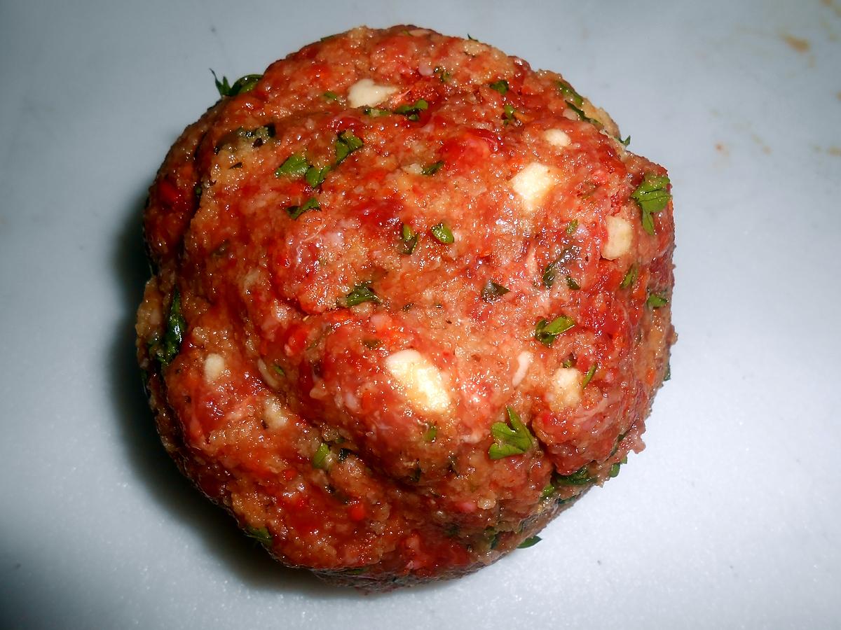 recette MINI BOULETTES DE VIANDE A L'ORIENTALE