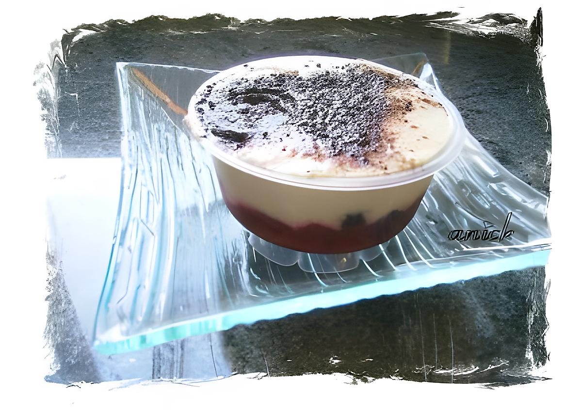 recette tiramisu aux mûres et framboises sur liqueur de fraise des bois