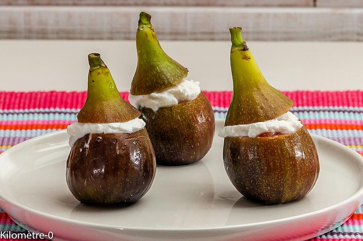 recette Figues fourrées à la ricotta