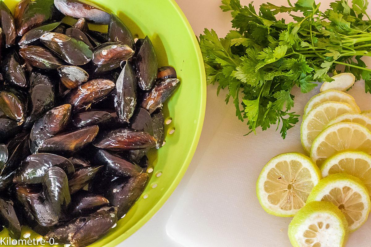 recette Moules au citron