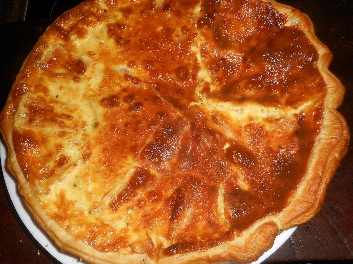 recette Quiche au jambon a l os et camembert