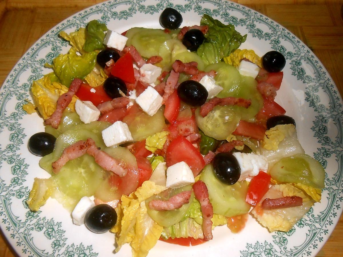 recette UNE AUTRE PETITE SALADE DE CONCOMBRE..........