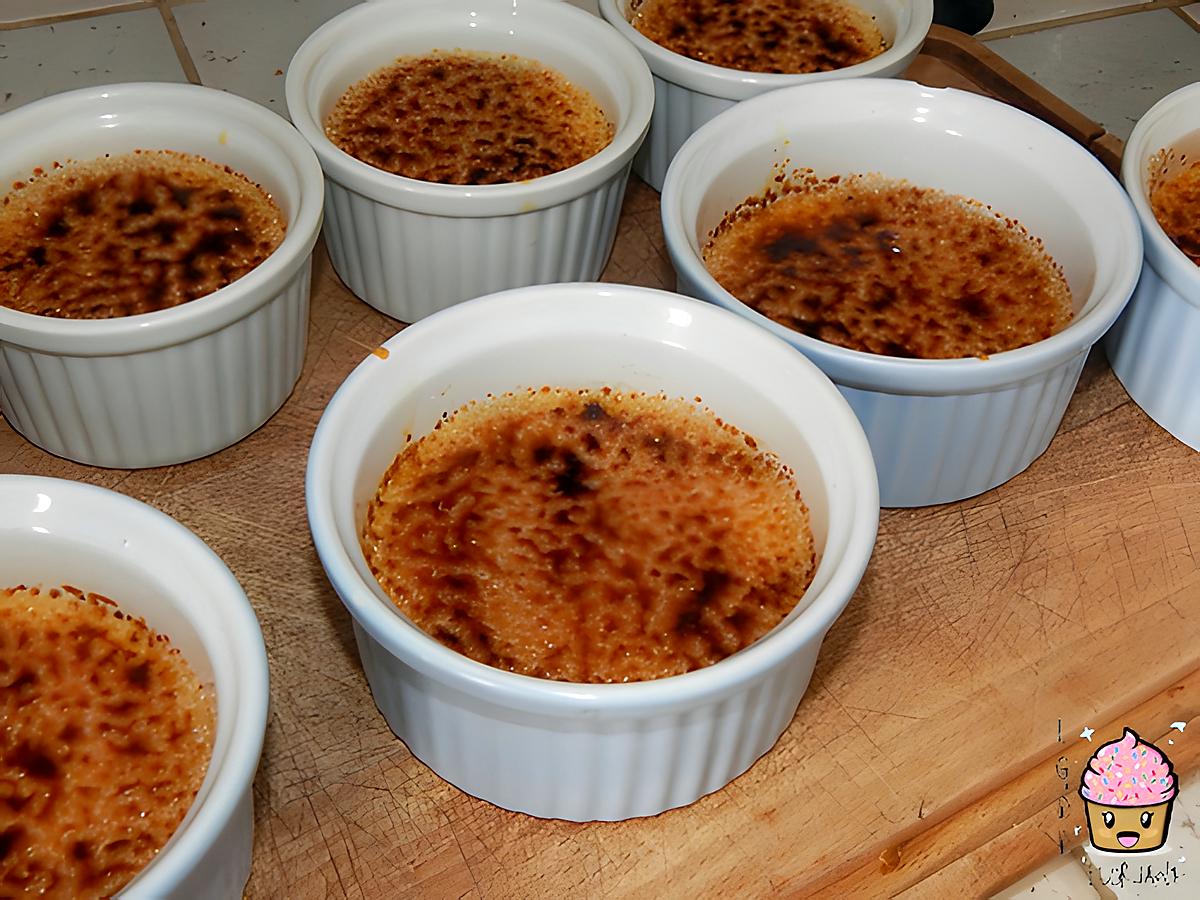 recette CRÈME BRÛLÉE.