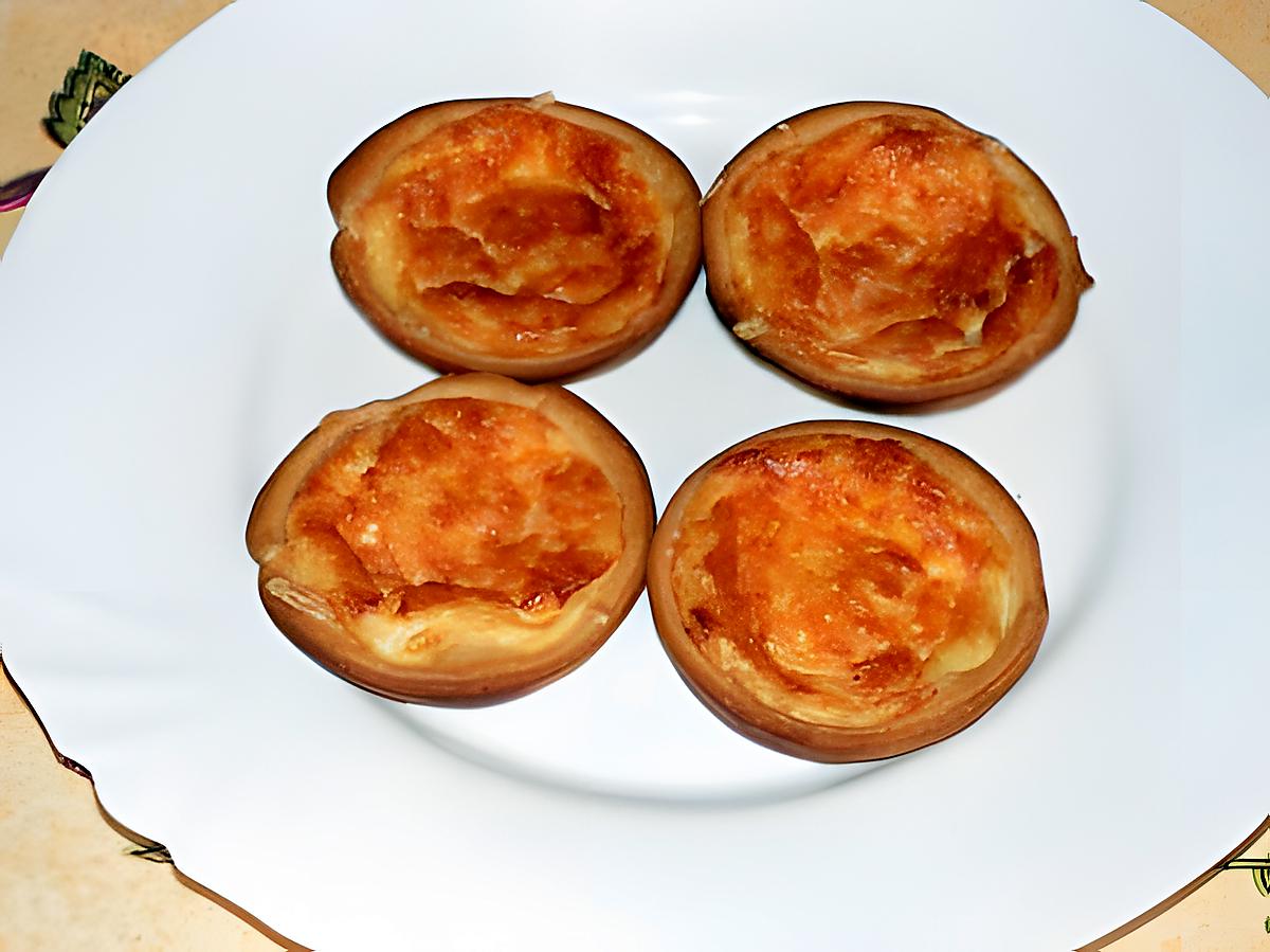 recette mini quiche à l'emmental