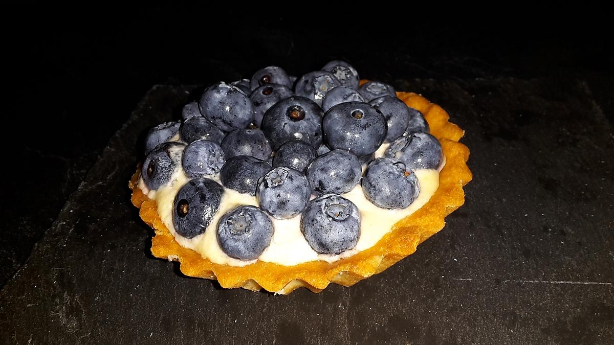 recette Tarte myrtilles amande mascarpone