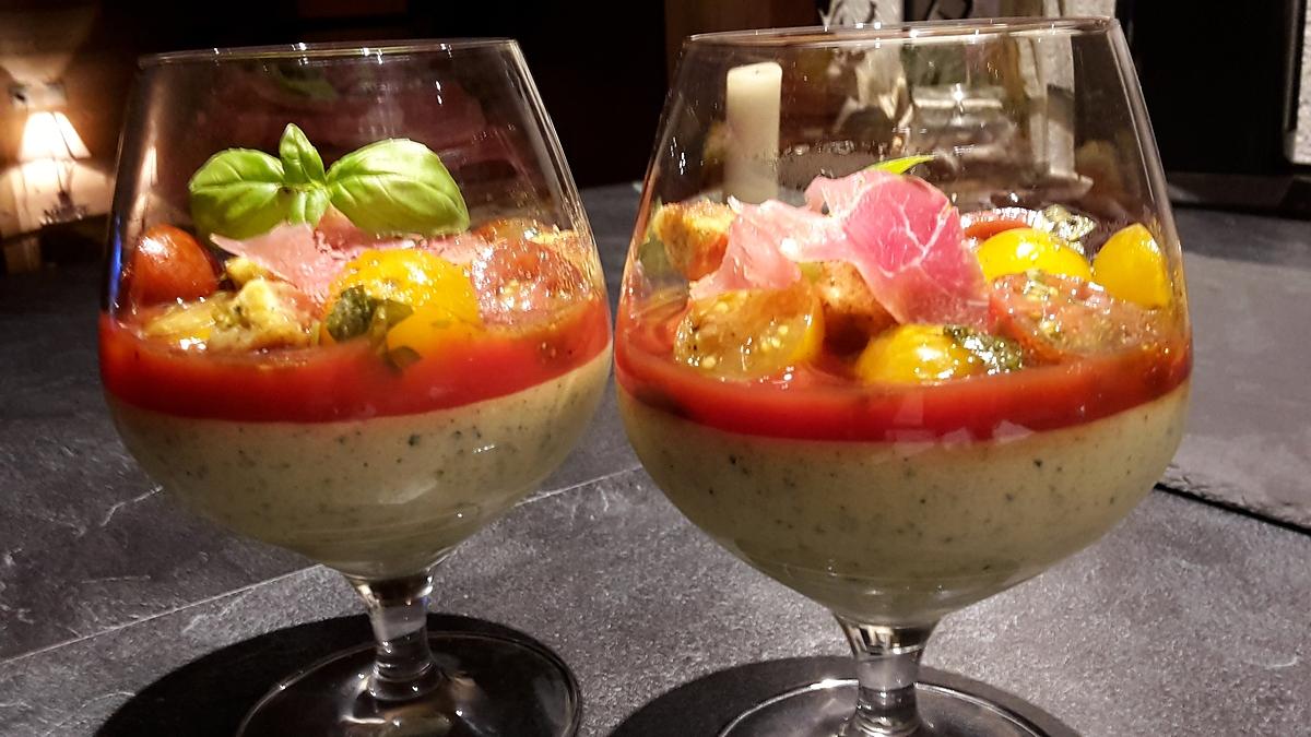 recette Panna cotta de courgettes