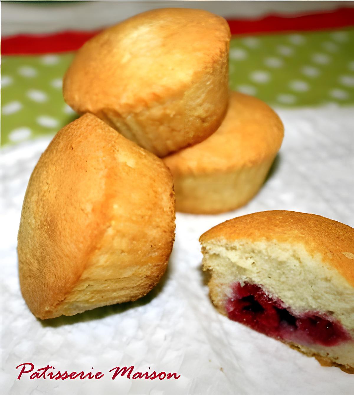 recette Financiers aux framboises