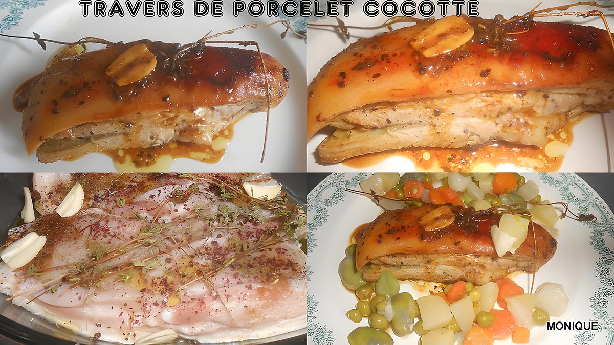 recette TRAVERS DE PORCELET "COCOTTE"