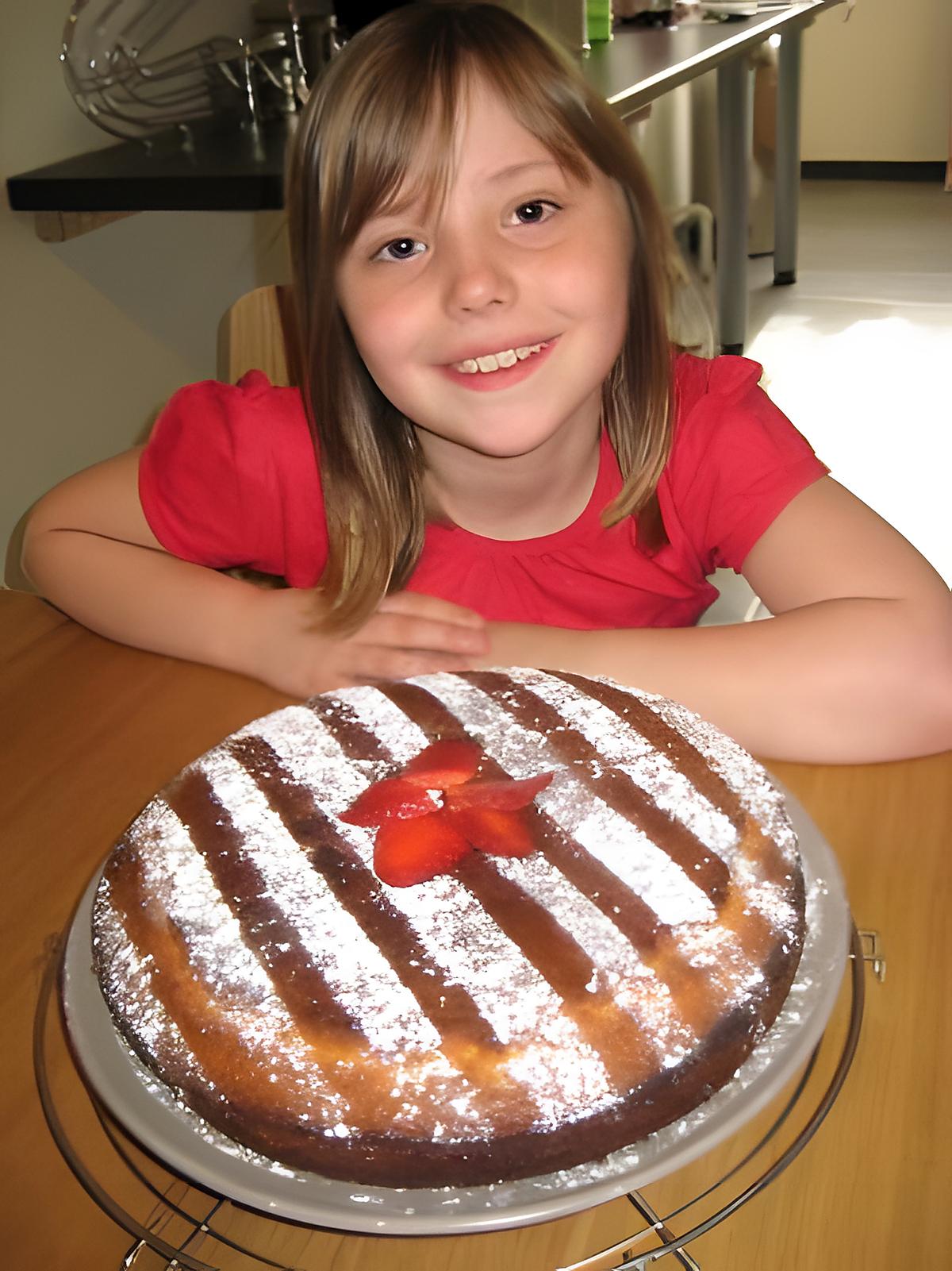 recette Gâteau au yaourt ( préparé par Adelice 8 ans )
