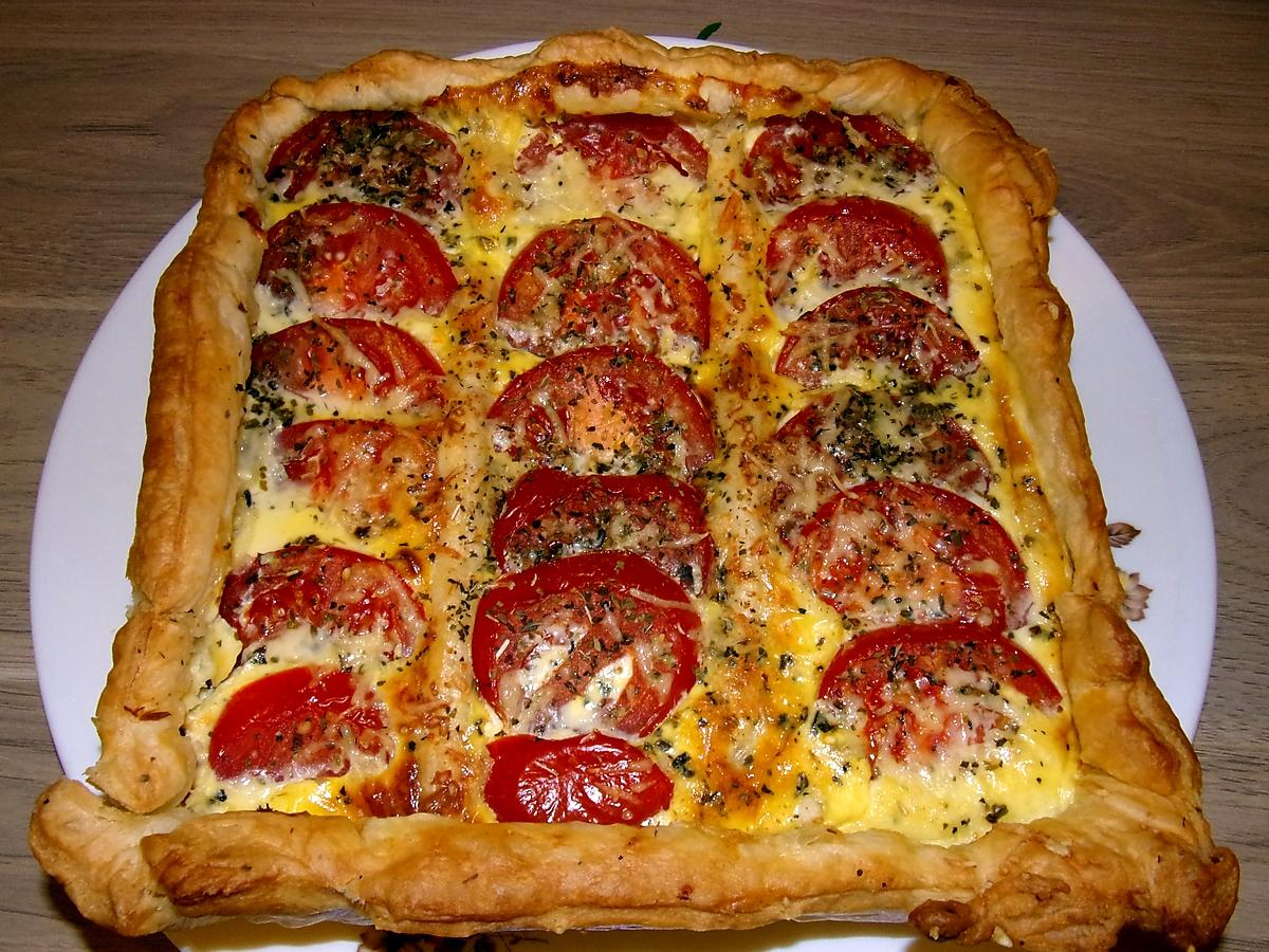 recette QUICHE TOMATE-THON