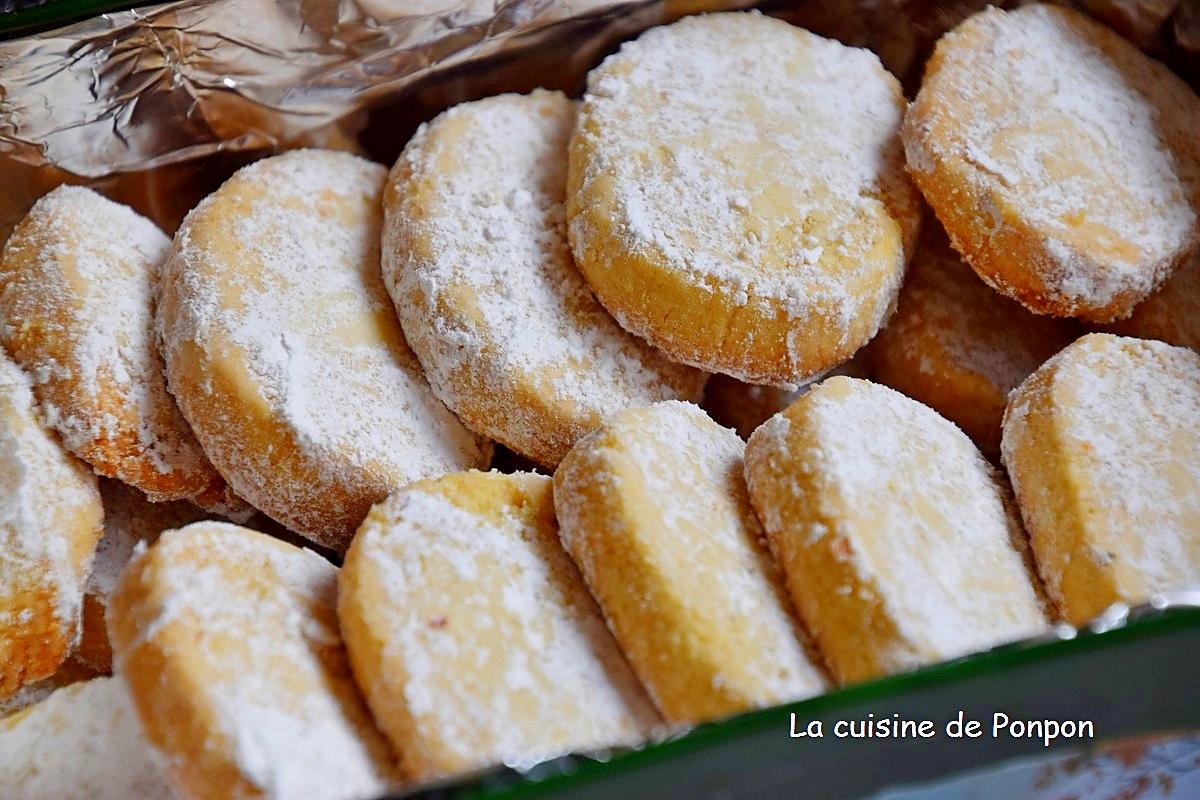 recette Sablé à la vanille et aux amandes