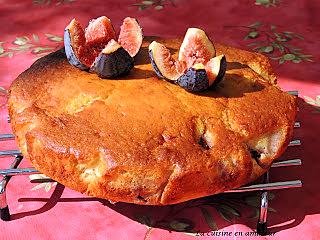 recette Gâteau yaourt aux figues