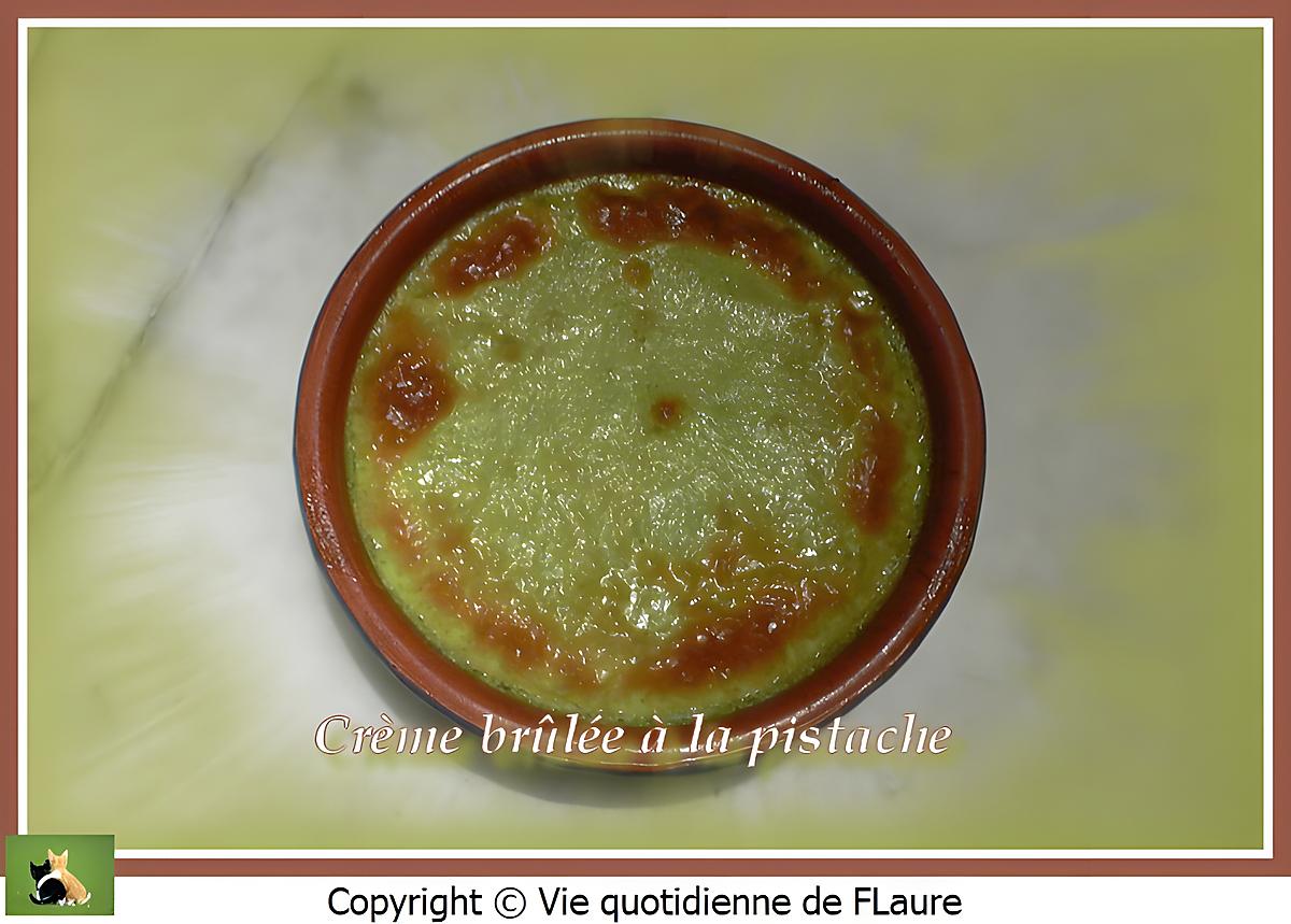 recette Crème brûlée à la pistache