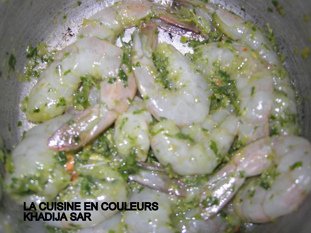 recette Gambas sautées ou poêlées