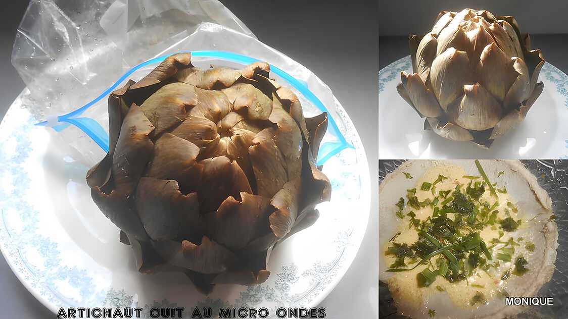 Recette de CUIRE UN ARTICHAUT AU MICRO ONDES