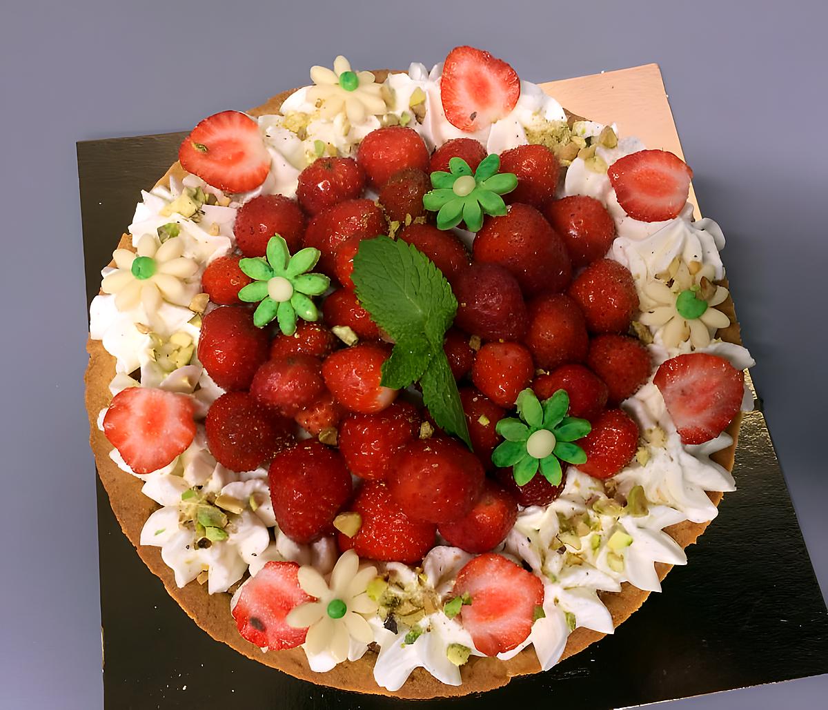 recette TARTE AUX FRAISES