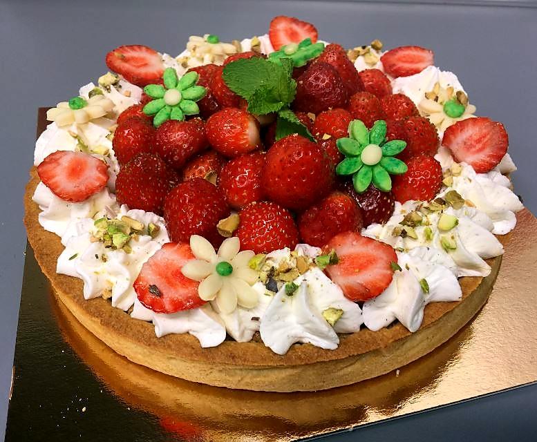 recette TARTE AUX FRAISES