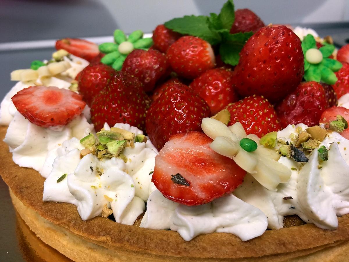 recette TARTE AUX FRAISES