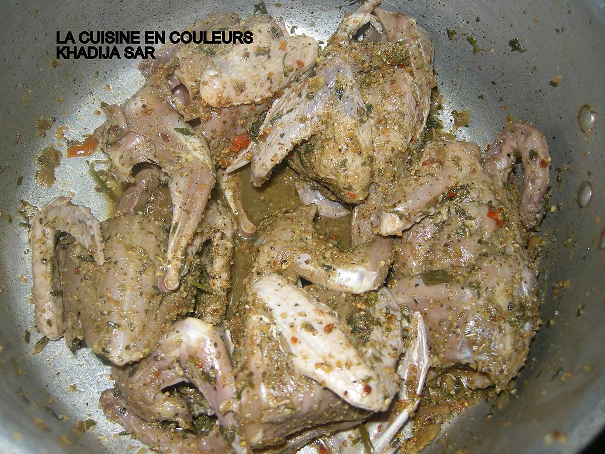 recette Yassa aux pigeons