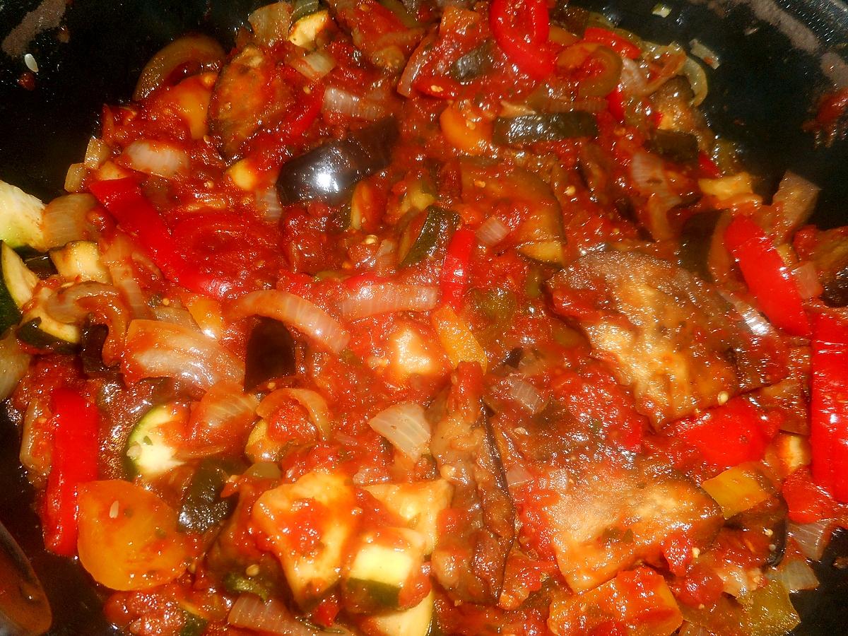 recette Pavé de thon sur lit de ratatouille