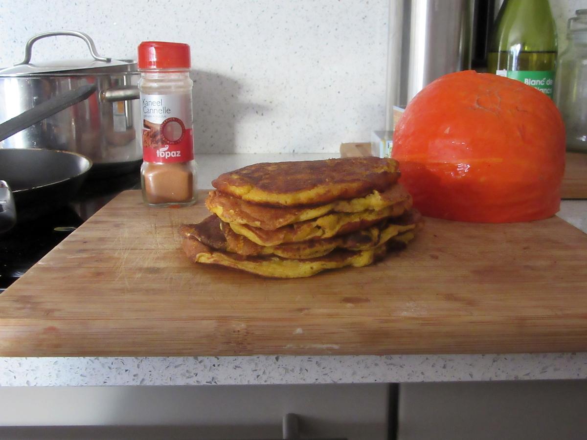 recette Pancakes a la cannelle et a la citrouille!