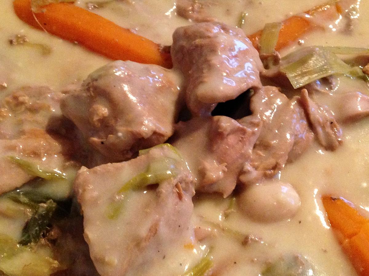 recette Blanquette de veau à l'ancienne