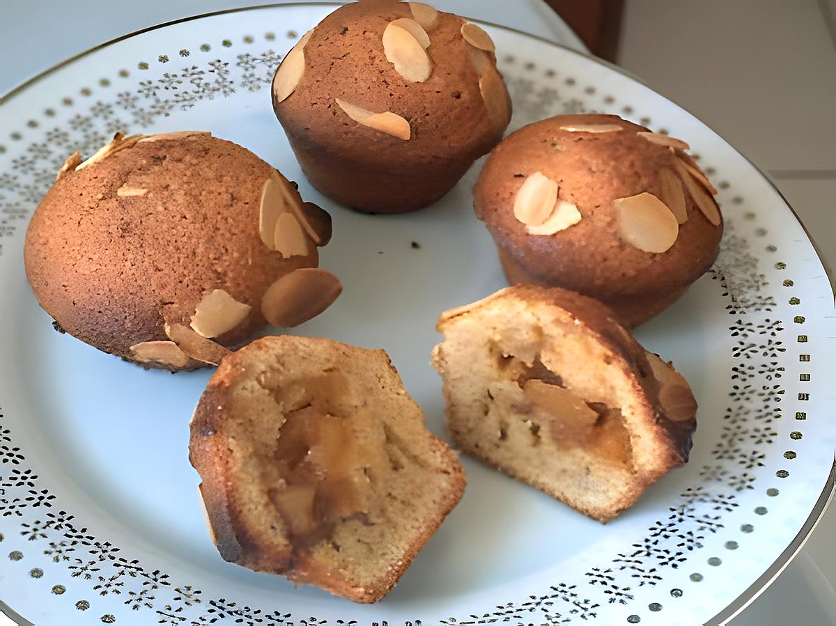 recette MUFFINS AMANDINE AUX POMMES-CANNELLE