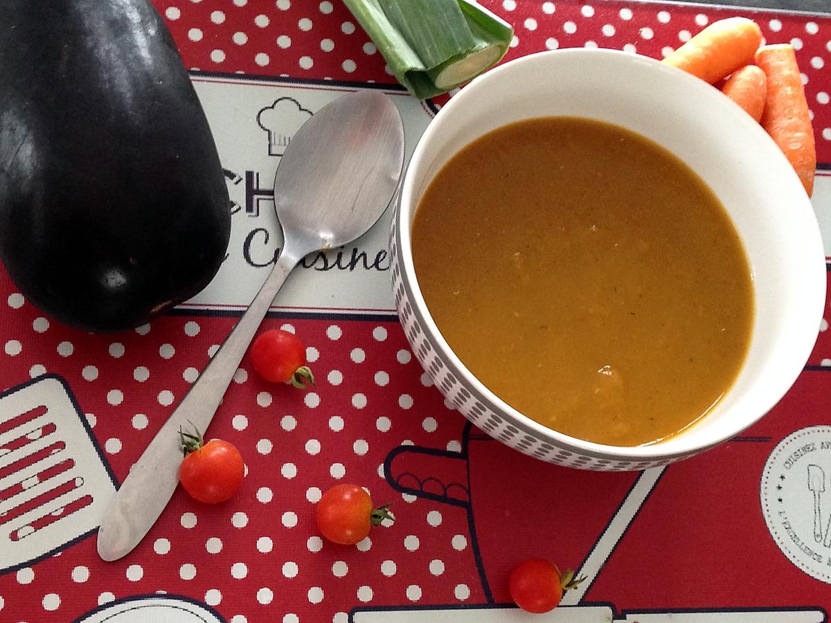 recette Velouté de légumes mi-saison au thermomix