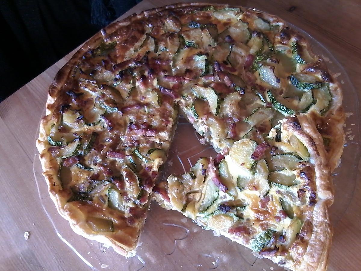 recette Tarte aux courgettes simple