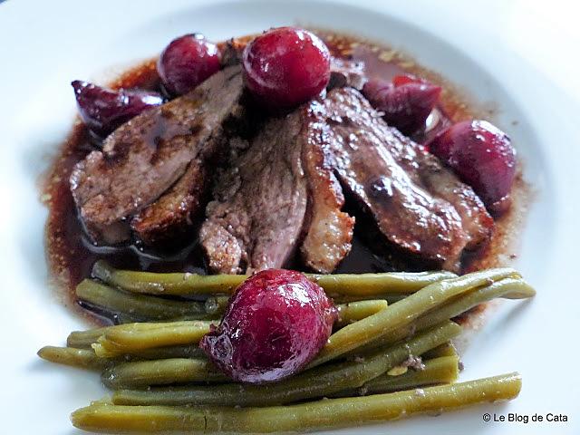 recette Magret de canard aux cerises