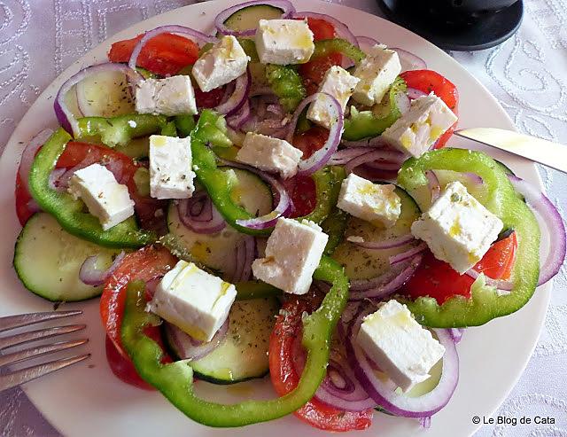 recette Salade grecque (Horiatiki)