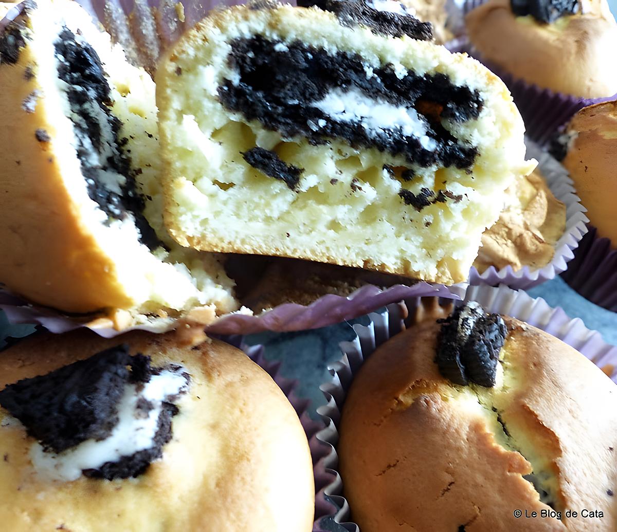 recette Muffins aux biscuits Oreo