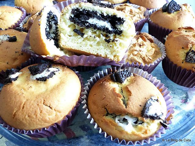 recette Muffins aux biscuits Oreo