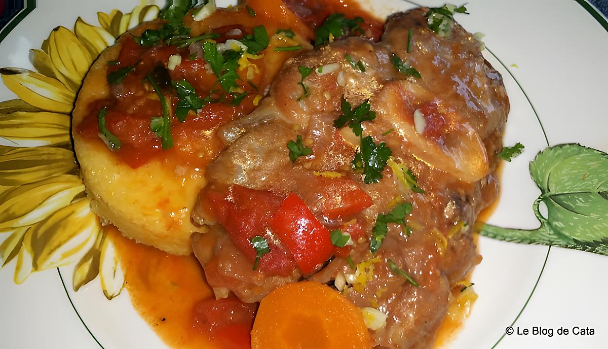 recette Osso buco à la milanaise et sa gremolata