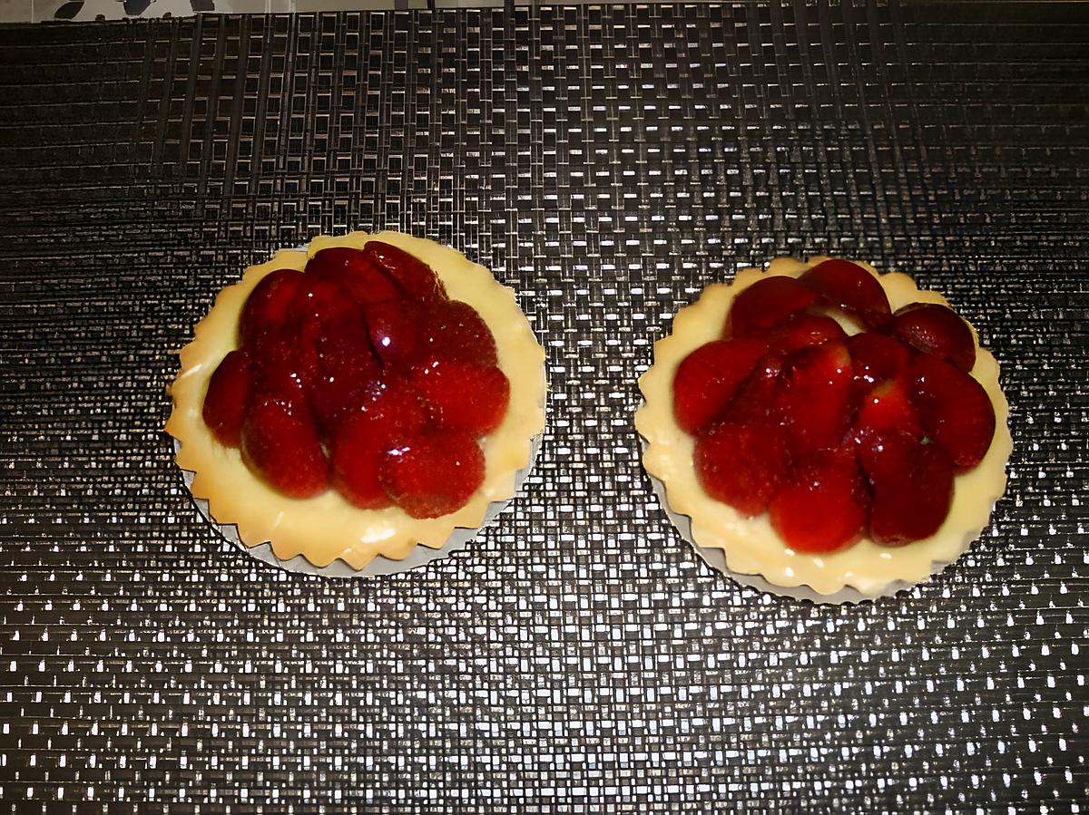 recette TARTELETTES AUX FRAISES