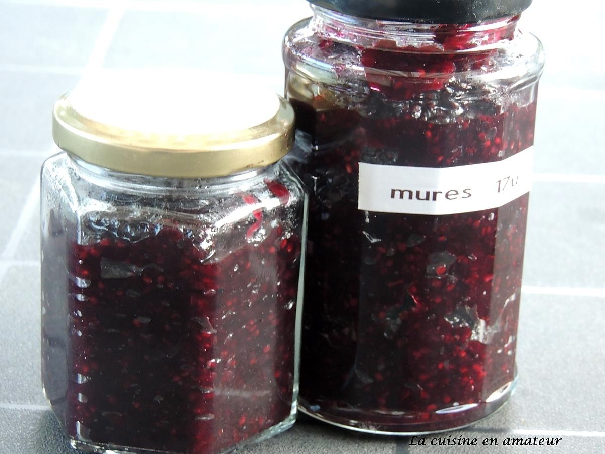 recette Confiture de mûres au micro-ondes