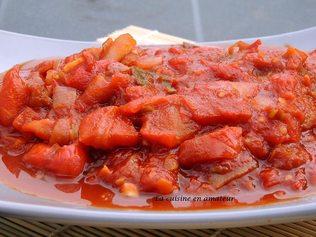 recette Salade marocaine chaudes aux poivrons et tomates