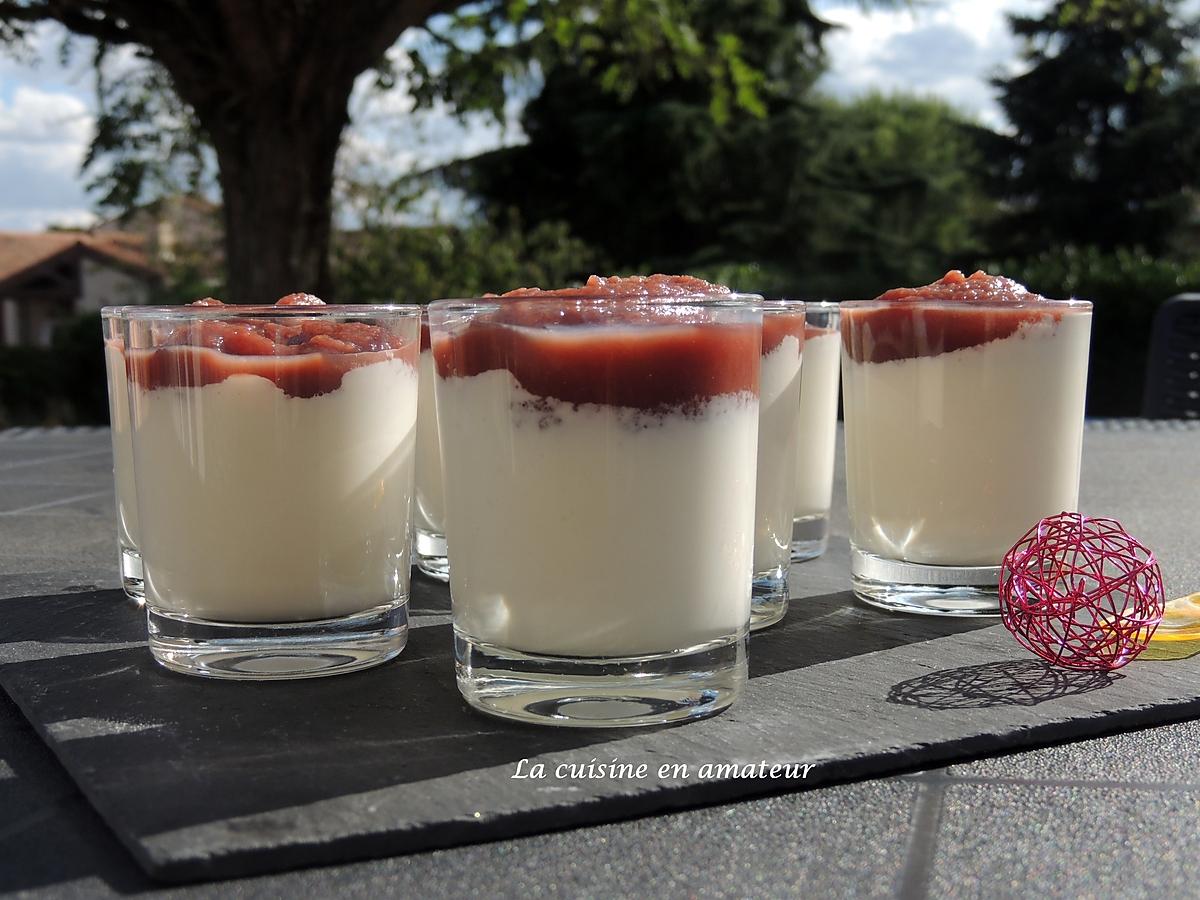 recette Panna cotta pistache allégée