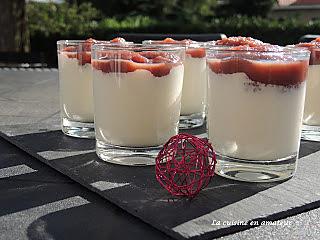 recette Panna cotta pistache allégée