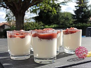 recette Panna cotta pistache allégée