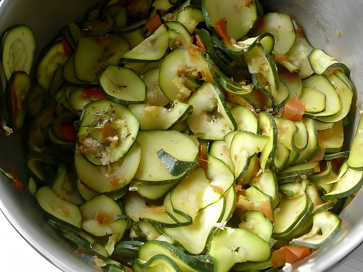 recette COURGETTES ET TOMATES