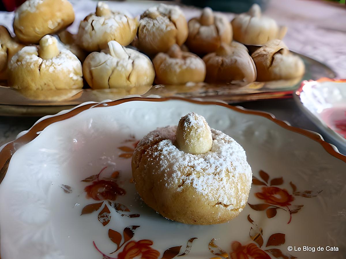 recette Ghriba Lbahla au beurre de cacahuète